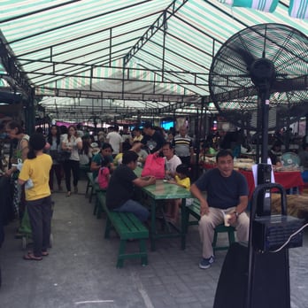 Sidcor Sunday Market - Ample seating and large fans at food market section - Local Flavor Near Me - Quezon City, NCR