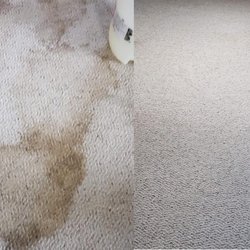Groves Cleaning Services - Stain on carpet completely removed