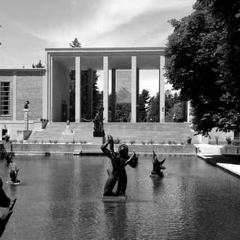 Cranbrook Art Museum - fountains and sculptures - Art Museums Near Me - Bloomfield Hills, Michigan