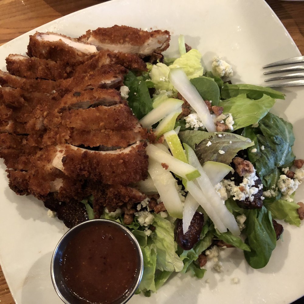 Craft Street Kitchen - Oldsmar - Fig salad with breaded chicken. - New American Near Me - Oldsmar, Florida Craft Street Kitchen - Oldsmar - Fig salad with breaded chicken. - New American Near Me - Oldsmar, Florida