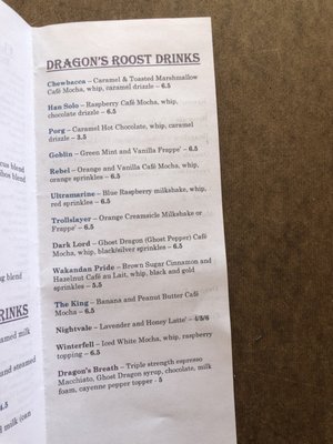 Menu photo 4 Dragon's Roost Holland, OH