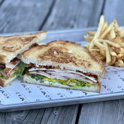 Uinta Brewing - Smoked Turkey Club with Fries - Super Good!!