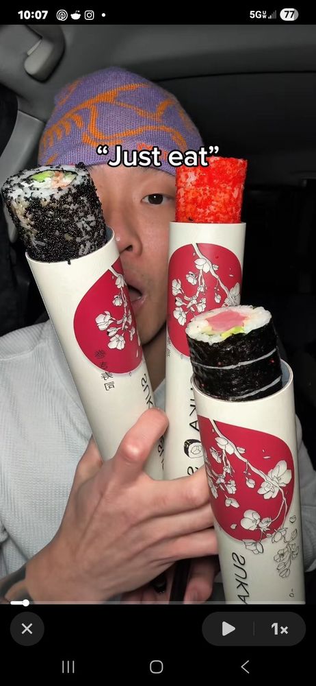 Food from IJ Sushi Burrito