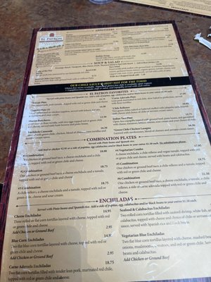 Menu photo 1 El Patron ABQ Albuquerque, NM