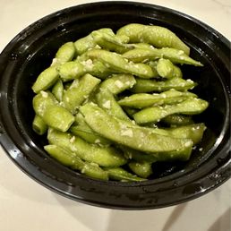 Garlic edamame Garlic edamame