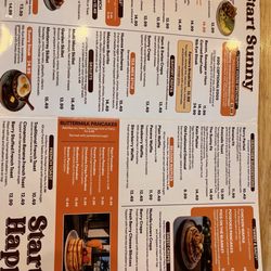 Sunny House Cafe - Menu