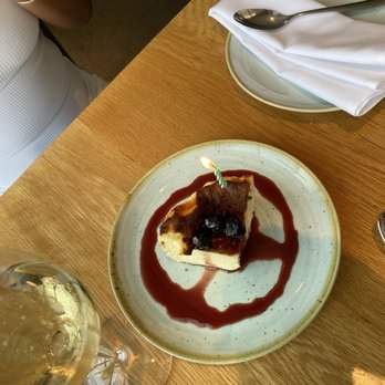 Sixty Vines - birthday dessert - Wine Bars Near Me - Houston, Texas