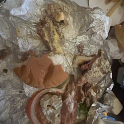 Wendy's - Raw burger meat. Cold bacon.