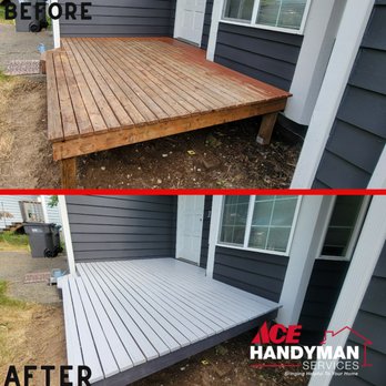 Ace Handyman Services Kitsap Peninsula - Deck refresh by Ace Handyman Services In Silverdale, WA. - Handyman Near Me - Bremerton, Washington Ace Handyman Services Kitsap Peninsula - Deck refresh by Ace Handyman Services In Silverdale, WA. - Handyman Near Me - Bremerton, Washington