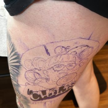 Les Tattoos - Stencil placement - Tattoo Near Me - Sacramento, California Les Tattoos - Stencil placement - Tattoo Near Me - Sacramento, California