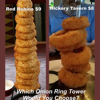 Hickory Tavern - No comparison - Really $8 for 6 Onion Rings. We sent it back...sticking with Red Robin's Tower. - Sports Bars Near Me - Indian Trail, North Carolina