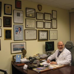 James Simon, MD - Dr. Simon and his "Wall of Fame"