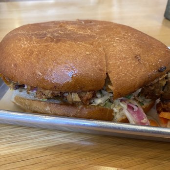 Comal Next Door - Buttermilk Fried Chicken Torta - Mexican Near Me - Berkeley, California