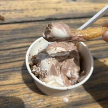 Fryce Cream - Dipping' my fry into my soft serv!!!! - Ice Cream & Frozen Yogurt Near Me - Nashville, Tennessee