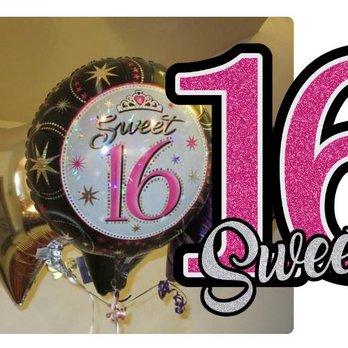 Party Shop - Sweet Sixteen Balloon Bouquet - Party Supplies Near Me - Birmingham, XWM