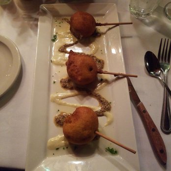 The Sow's Ear - Lobster corndogs. - Cafes Near Me - Cambria, California The Sow's Ear - Lobster corndogs. - Cafes Near Me - Cambria, California