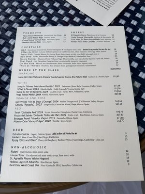 Menu photo 2 Finca San Diego, CA