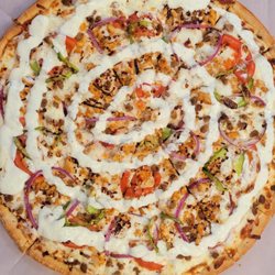 Falafel Corner - Afghani pizza, meaty, juicy and delicious.