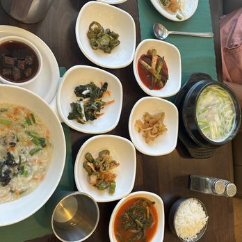 Jook Hyang - Kimchi, porridge Braised Abalone and Shrimp () - Korean Near Me - Los Angeles, California Jook Hyang - Kimchi, porridge Braised Abalone and Shrimp () - Korean Near Me - Los Angeles, California