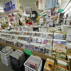 Arkansas Record & CD Exchange - Wide shot of the main store interior