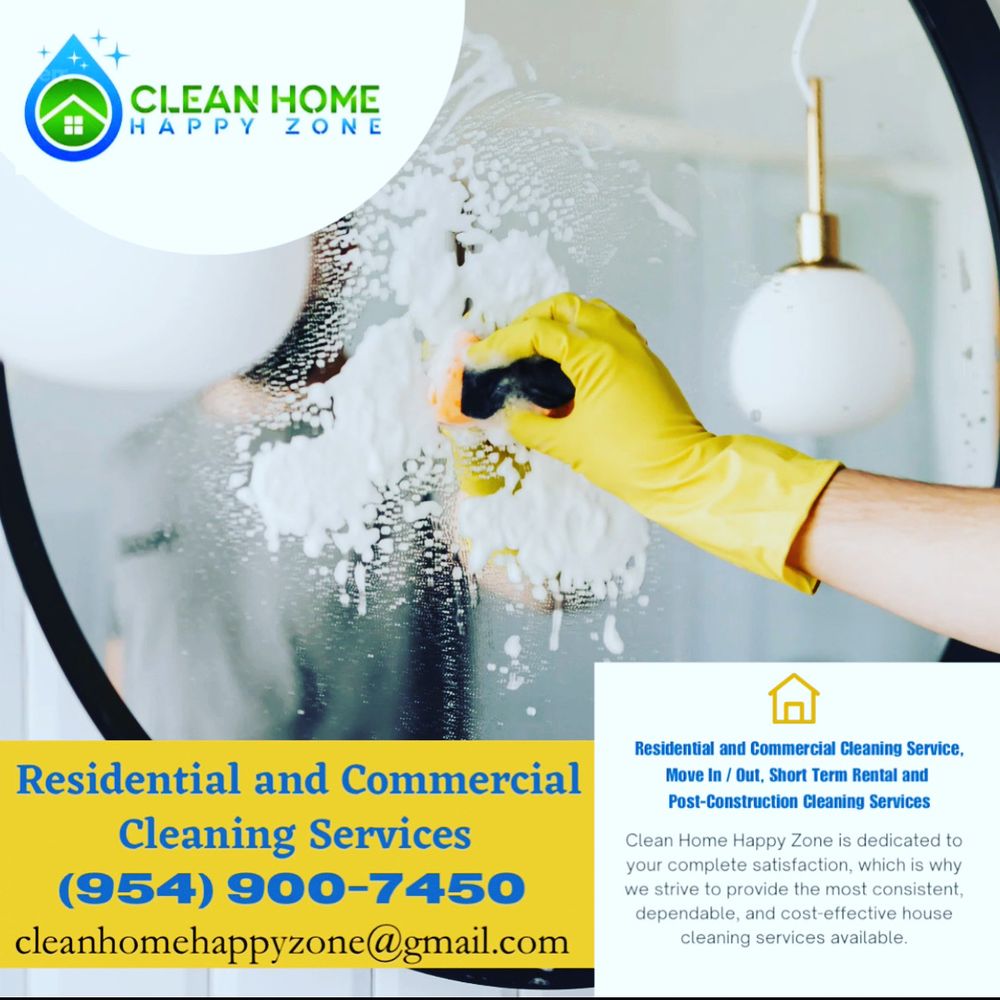 CLEAN HOME HAPPY ZONE Fort Lauderdale, Florida Home Cleaning Phone Number Yelp