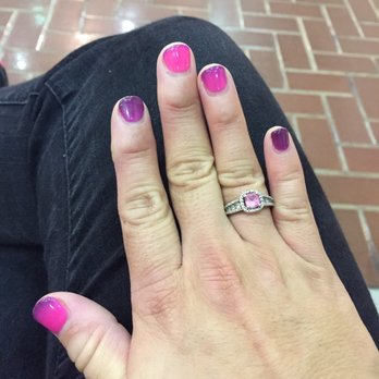 Finger Joy Nails - Mood nail colors! Turns purple when my hands are cold and bright pink when warm. I love it! - Waxing Near Me - Santa Clara, California Finger Joy Nails - Mood nail colors! Turns purple when my hands are cold and bright pink when warm. I love it! - Waxing Near Me - Santa Clara, California