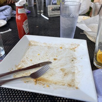 Mambo's Cafe - a dirty plate with a fork and knife on it - Cuban Near Me - Alpharetta, Georgia Mambo's Cafe - a dirty plate with a fork and knife on it - Cuban Near Me - Alpharetta, Georgia
