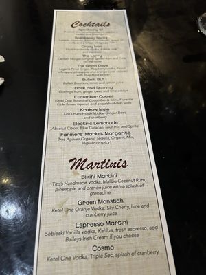 Menu photo 1 SpeakEasy Bar & Grill Newport, RI Menu photo 1 SpeakEasy Bar & Grill Newport, RI