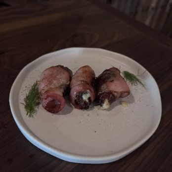 Casa de Raku - Bacon wrapped dates with blue cheese - Tapas Bars Near Me - Las Vegas, Nevada Casa de Raku - Bacon wrapped dates with blue cheese - Tapas Bars Near Me - Las Vegas, Nevada