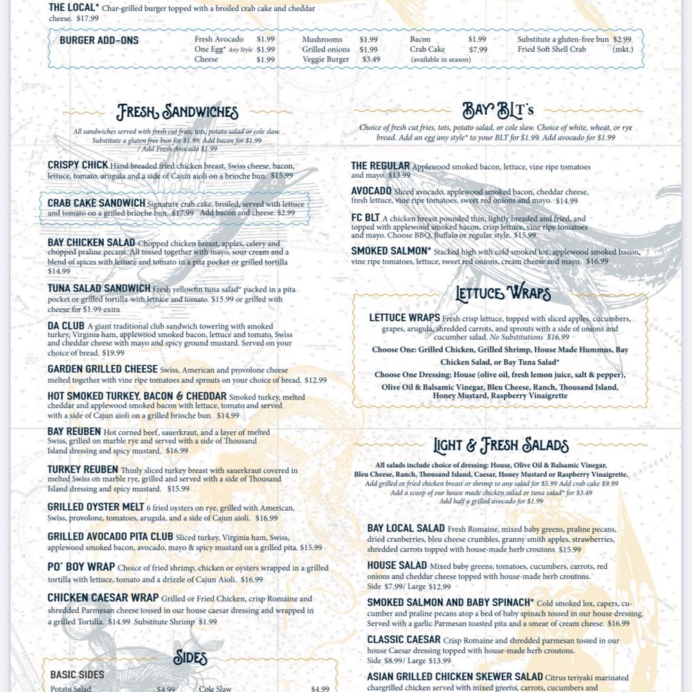 Bay Local Eatery - Brunch Menu page 2 - New American Near Me - Virginia Beach, Virginia Bay Local Eatery - Brunch Menu page 2 - New American Near Me - Virginia Beach, Virginia