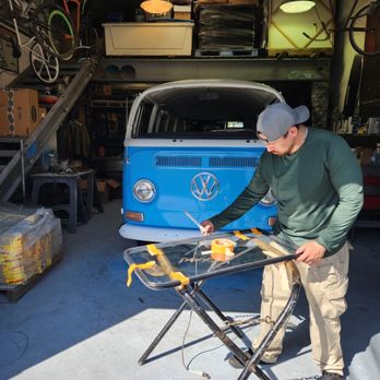 New Creation Auto Glass - 1978 VW Bus all windows removed and reinstall. - Auto Glass Services Near Me - Anaheim, California New Creation Auto Glass - 1978 VW Bus all windows removed and reinstall. - Auto Glass Services Near Me - Anaheim, California