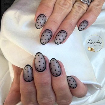Paradise Nails - , &
A soft sheer base, clean black borders, and playful polka dots create the perfect balance of - Nail Salons Near Me - Washington, Michigan Paradise Nails - , &
A soft sheer base, clean black borders, and playful polka dots create the perfect balance of - Nail Salons Near Me - Washington, Michigan
