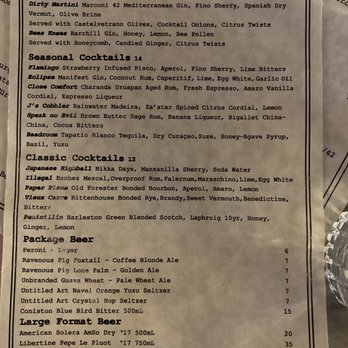 Baby J’s Bar - Cocktail menu - Cocktail Bars Near Me - Gainesville, Florida
