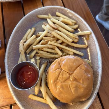 The Beachcomber - Kids cheeseburger - Seafood Near Me - Newport Beach, California