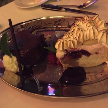 Ocean Prime - Baked Alaska and peanut butter Oreo cup - Seafood Near Me - Denver, Colorado Ocean Prime - Baked Alaska and peanut butter Oreo cup - Seafood Near Me - Denver, Colorado