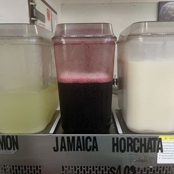 Chalio’s - Drinks available. The Jamaica is hibiscus and was the best. All are very sweet. - Mexican Near Me - Kettleman City, California