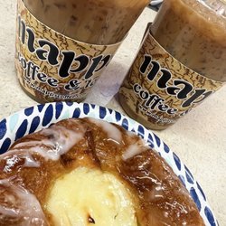 White Chocolate Mocha Latte with Cheese Danish!