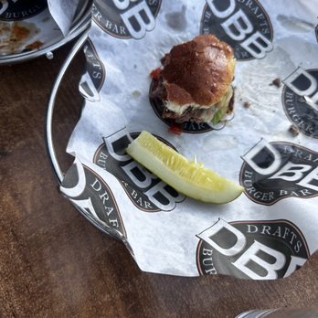 Drafts Burger Bar - Mostly eaten Ghost burger- so so so good! - American Near Me - Park City, Utah Drafts Burger Bar - Mostly eaten Ghost burger- so so so good! - American Near Me - Park City, Utah