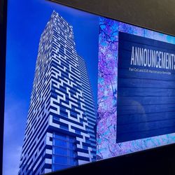 Yonge + Rich - Announcements screen
