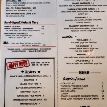 Fast Eddie's - Menu - American Near Me - Parma, Ohio