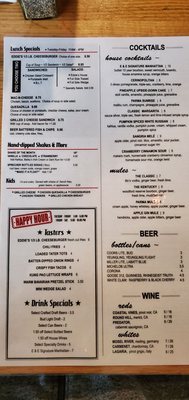 Menu photo 2 Fast Eddie's Parma, OH
