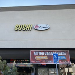 Exterior outside entrance of Sushi Asahi - Corona - 2.9.21 ~ AYCE Sushi here!!! - Corona, California Exterior outside entrance of Sushi Asahi - Corona - 2.9.21 ~ AYCE Sushi here!!! - Corona, California