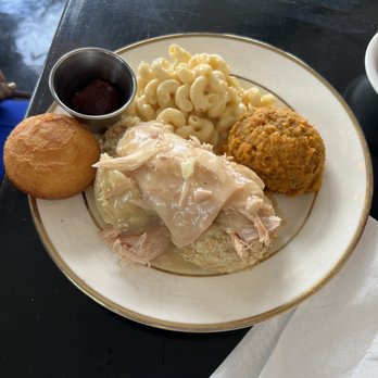 Jean's - Turkey and dressing, Mac and cheese, sweet potato soufflé and cornbread. - Southern Near Me - Meridian, Mississippi