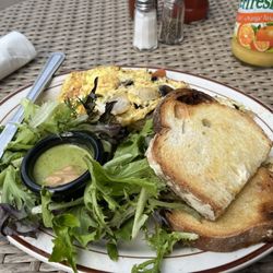 Creme Brulee - Omelet with side salad