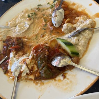 Pasha Grill - What's left of the cold appetizer trey...delish (8 types of appetizers) - Turkish Near Me - Beavercreek, Ohio Pasha Grill - What's left of the cold appetizer trey...delish (8 types of appetizers) - Turkish Near Me - Beavercreek, Ohio