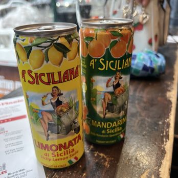 All'Antico Vinaio - Lemon and mandarin sodas - Italian Near Me - New York, New York