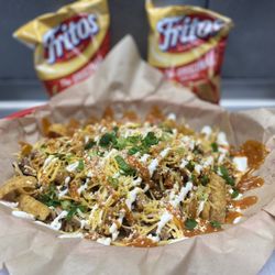 Cryin' Coyote Barbecue - BBQ Frito Pie!