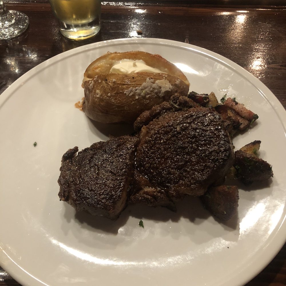 Lodgepole - Rib eye cooked in butter. Yummy - American Near Me - Moscow, Idaho Lodgepole - Rib eye cooked in butter. Yummy - American Near Me - Moscow, Idaho