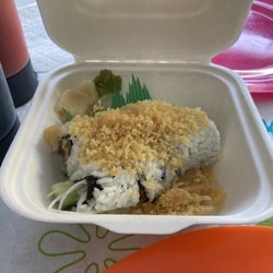 Just Delicious Japanese Bistro - The Crunchy Shiitake roll.