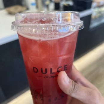 Cafe Dulce - Iced blueberry passion with agave- SO REFRESHING! - Coffee & Tea Near Me - Los Angeles, California